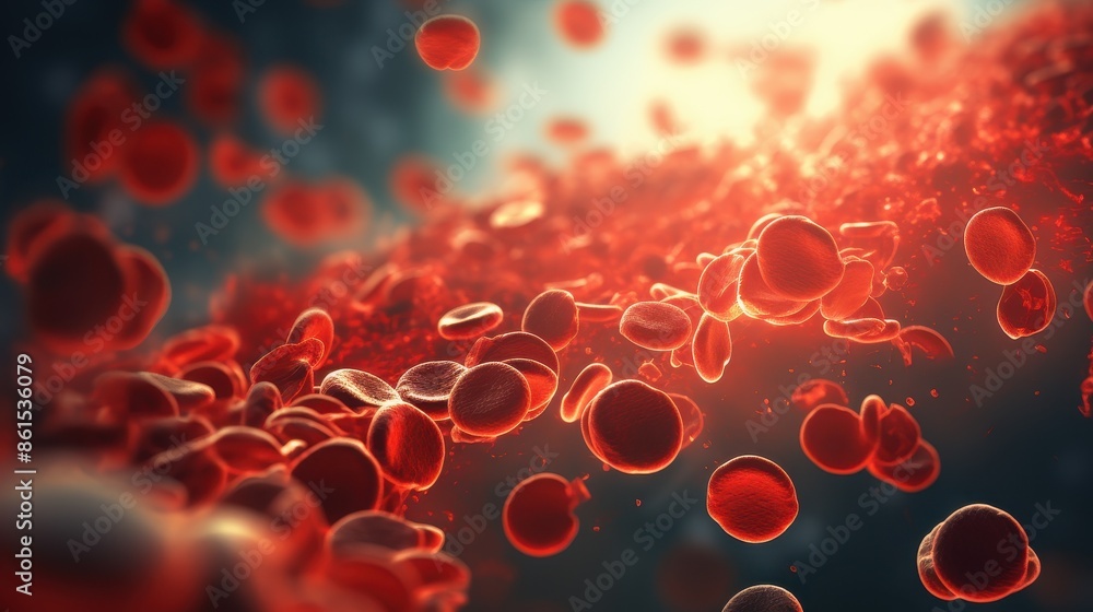 Microscopic View of Cells and Structures