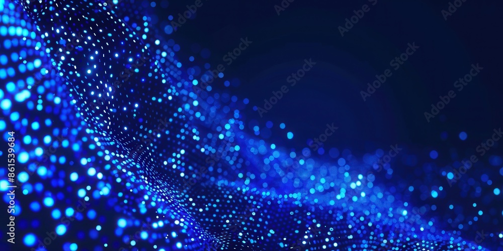 Abstract Blue Lights Background Abstract Blue Lights Background