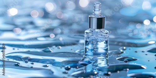 Hyaluronic Acid Collagen Hyaluron Serum Gel for Skin Care. Concept Skin Care, Hyaluronic Acid, Collagen, Serum, Hyaluron