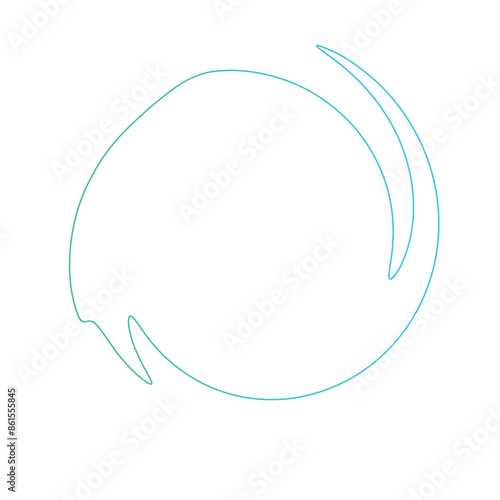 Linestroke Spiral Gradient shape photo