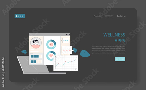 Mental Health Awareness. Flat Vector Illustration