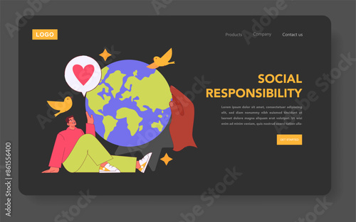 Brand Authenticity. Flat Vector Illustration