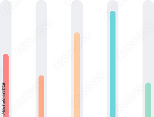 bar graph infographic design
