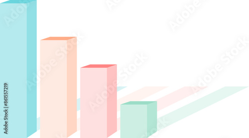 bar graph infographic design
