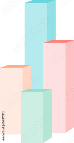 bar graph infographic design
