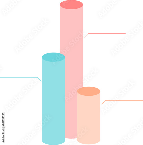 bar graph infographic design
