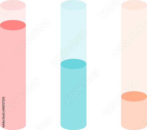bar graph infographic design
