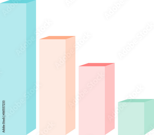 bar graph infographic design
