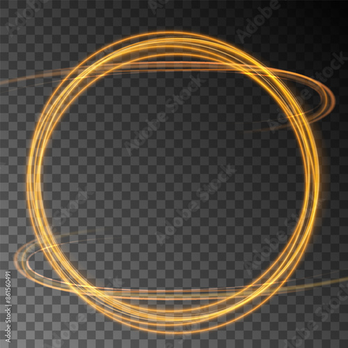 Abstract light neon background. luminous circle. Luminous spiral cover. Wake wave, fire path trail line and swirl effect curve. Food isolated. space tunnel. Ellipse shimmery color. Blue shiny glitter.