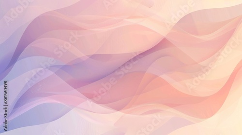 Abstract Pastel Background with Flowing Fabric. Soft Pink, Blue, and Purple Hues for Romantic, Dreamy, or Feminine Design