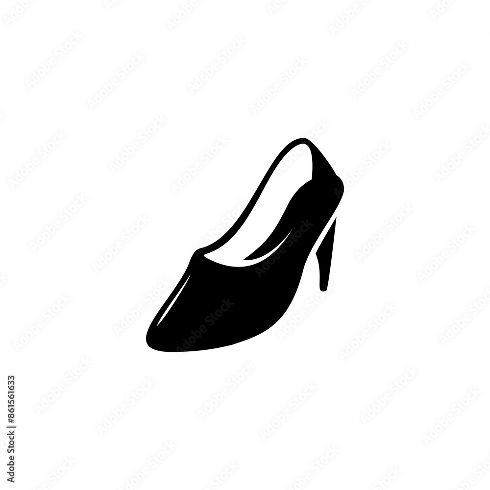 high heel vector, black women's shoes high heel vector, black women's shoes