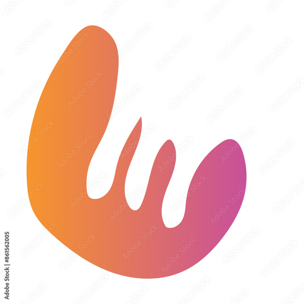 Hand Drawn Organic Gradient Shapes Hand Drawn Organic Gradient Shapes
