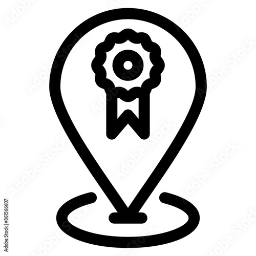 Brand Positioning Icon For Design Element