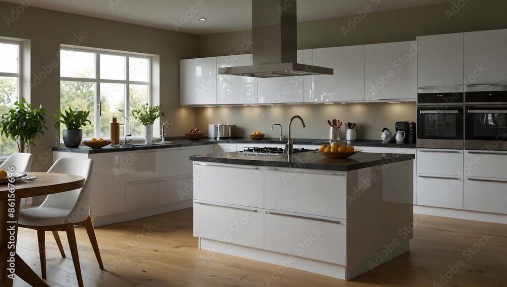 Redesigning your kitchen for maximum efficiency and style ai-generated Redesigning your kitchen for maximum efficiency and style ai-generated