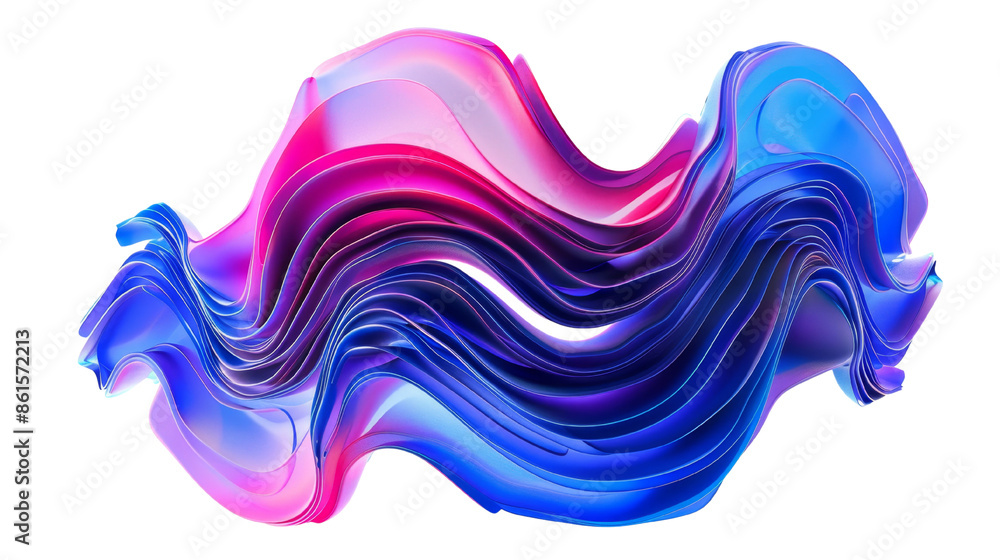 3d abstract blue purple wave fluid isolated on transparent background 3d abstract blue purple wave fluid isolated on transparent background