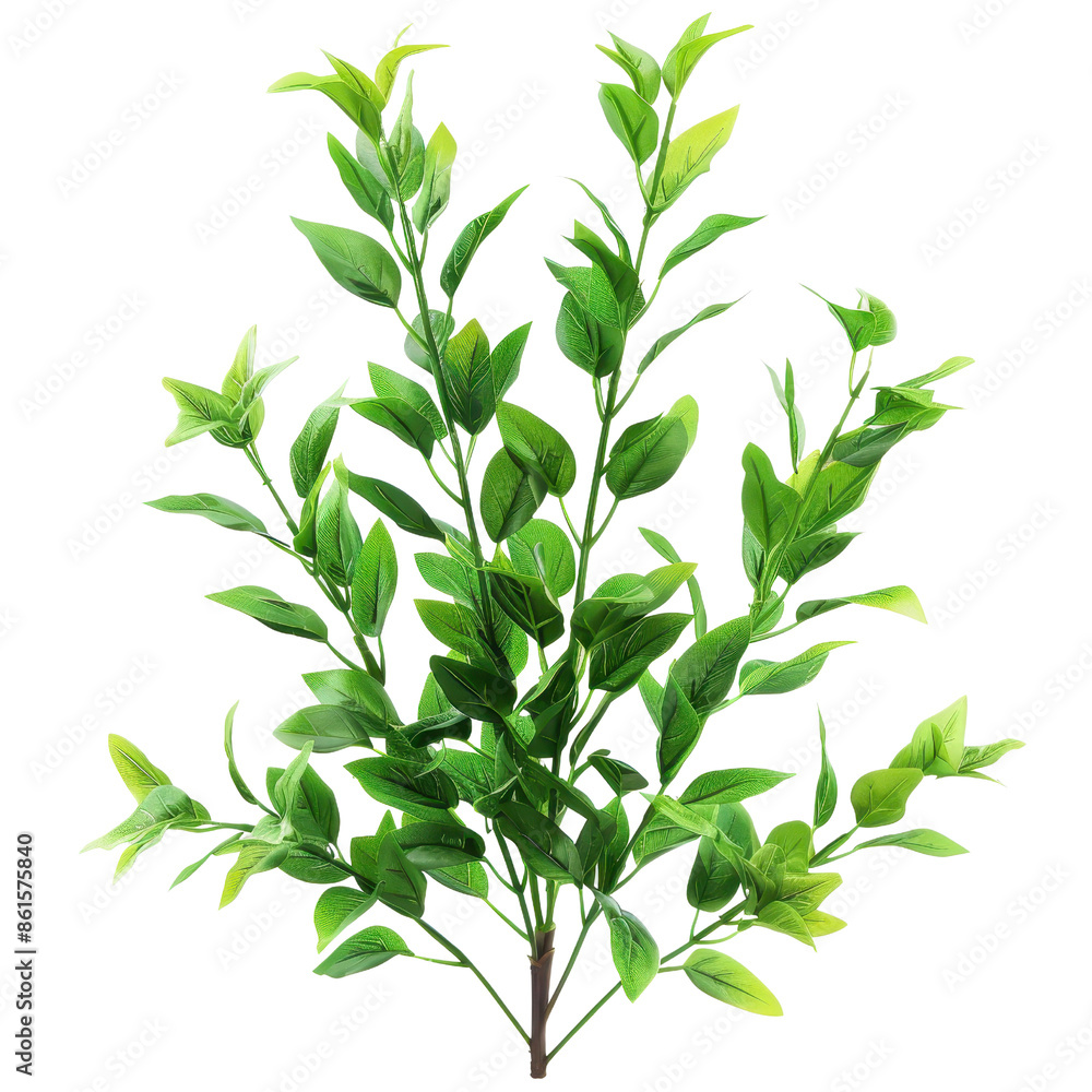 Vibrant green plant with thick leaves, isolated on transparent background. Perfect for botanical, nature, and gardening concepts. Vibrant green plant with thick leaves, isolated on transparent background. Perfect for botanical, nature, and gardening concepts.