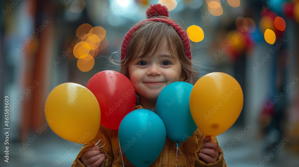Obraz premium Celebrate Children's Day with joyful and colorful images of kids playing, learning, and enjoying special activities.