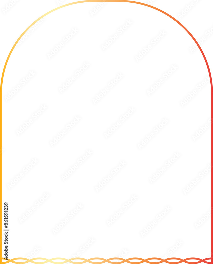 Obraz premium Gold frame luxury vector outline