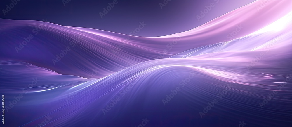 Fototapeta premium Shiny surface with motion blur effect, showcasing violet tones reminiscent of the 80-90s aesthetic. Ideal for a copy space image.