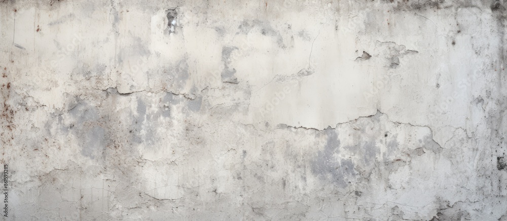 Obraz premium A vintage or grungy white background with a natural cement texture, perfect for a copy space image.