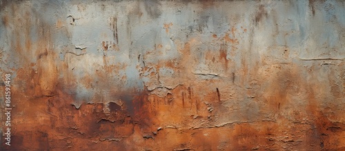 Rustic metal surface with t...