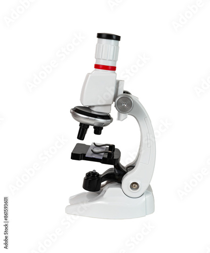 Microscope on an isolated background
