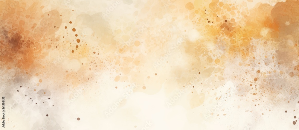 custom made wallpaper toronto digitalLight rough textured white paper background with spots, providing a blank copy space image in shades of beige, yellow, and brown.