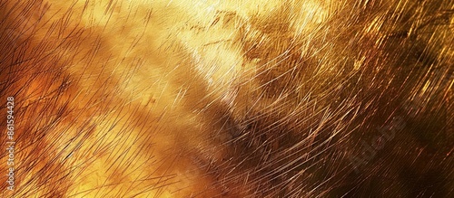Metallic surface with a gol...