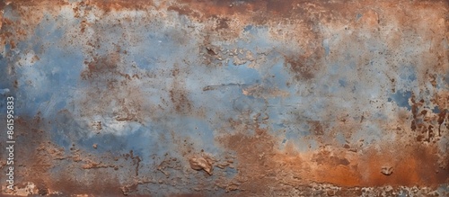Rustic metal surface with t...