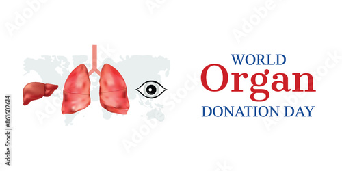 World Organ Donation Day, Inspire action. Organ Donation Day, and compassion with this poignant World Organ Donation Day graphic, featuring a symbolic. World, Organ, Donation, Day, Poster, 