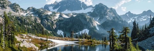 North Cascades National Park fictional depiction photo