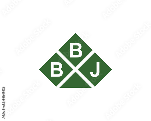 BBJ logo design vector template