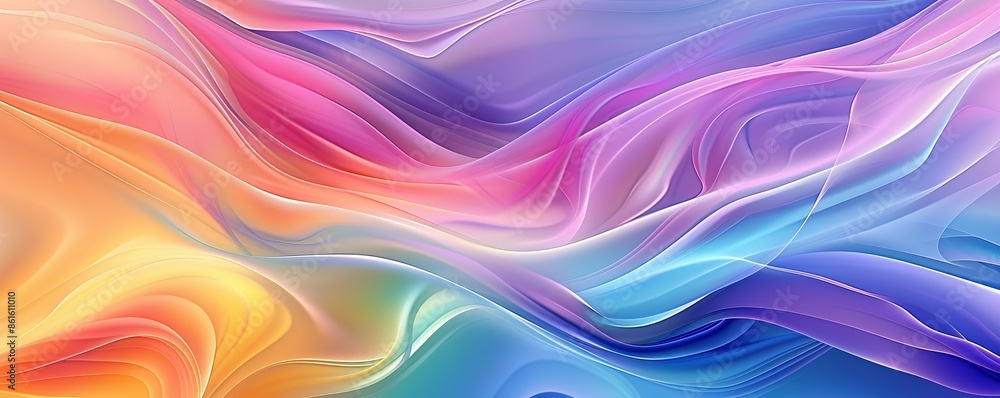 Colorful abstract background with smooth curves in vibrant shades of pink, purple, and blue Colorful abstract background with smooth curves in vibrant shades of pink, purple, and blue