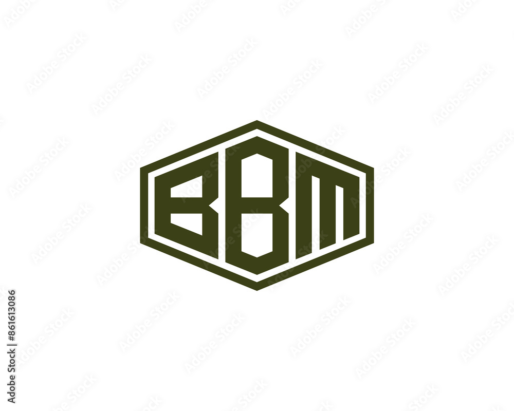 BBM logo design vector template BBM logo design vector template