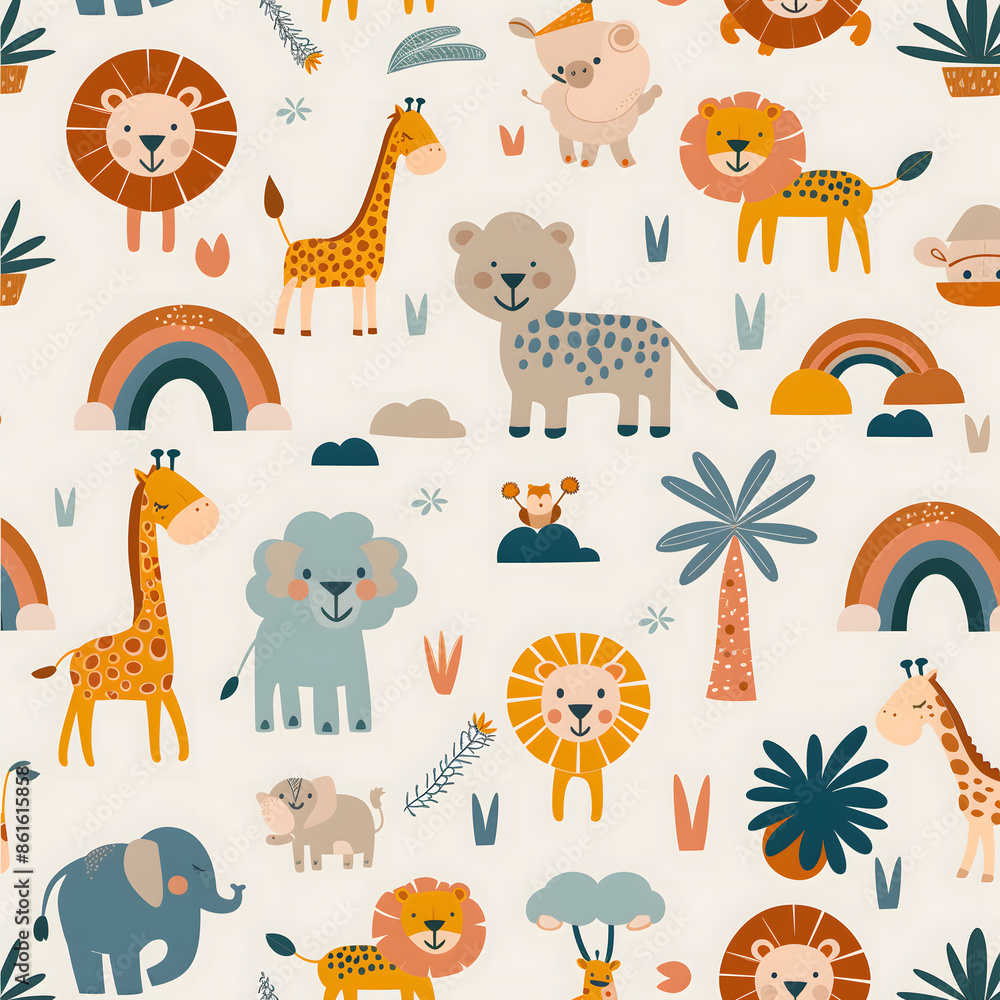 Obraz premium Seamless pattern