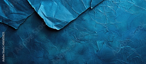 Solid deep blue background ...
