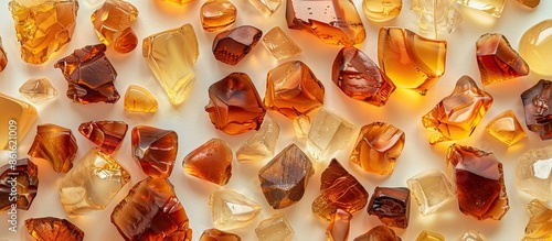 Amber. Heap of natural unpr...