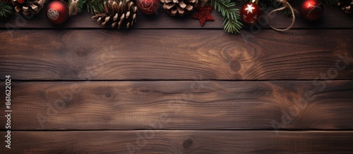 Wooden Christmas background...