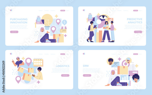 Purchasing Innovation. Flat Vector Illustration