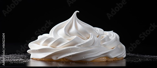 Isolated meringue with copy...