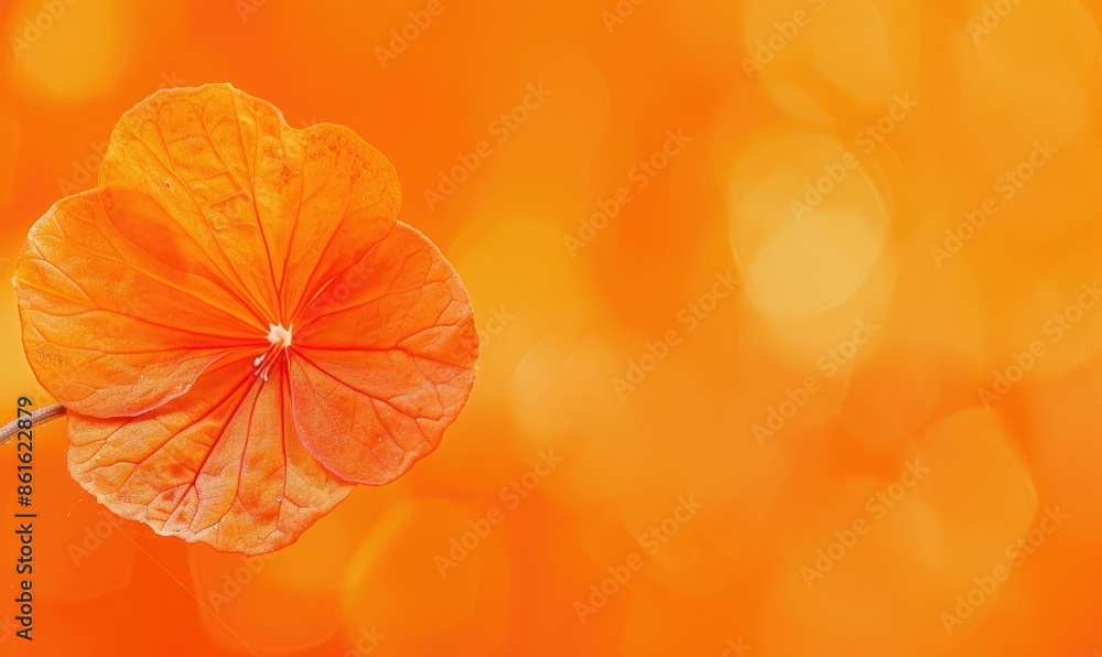 Close-up of a vibrant orange flower against a blurred warm-toned background. Natural beauty and color harmony in soft focus. Close-up of a vibrant orange flower against a blurred warm-toned background. Natural beauty and color harmony in soft focus.