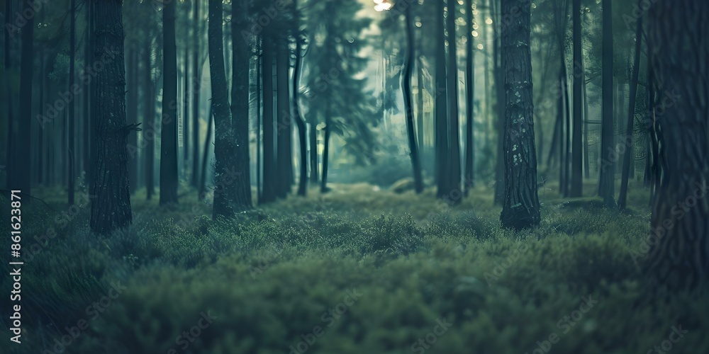 Forests in the Ile de France region of France. Concept Nature Photography, French Landscapes, Rural Exploration, Forest Adventures, Travel in France Forests in the Ile de France region of France. Concept Nature Photography, French Landscapes, Rural Exploration, Forest Adventures, Travel in France