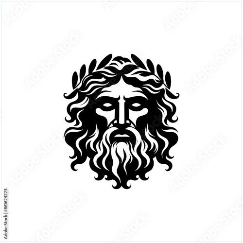 zeus god greek logo icon