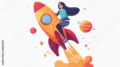 Startup Innovation Technology Concept. New Business 