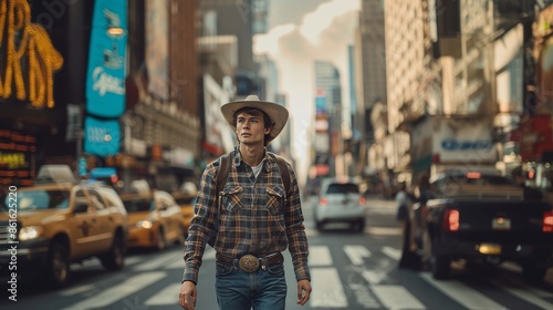 Cowboy in a big city