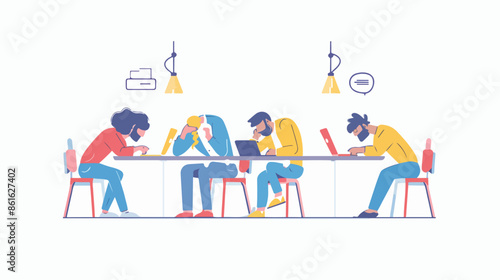 Professional Burnout Syndrome. Exhausted Managers 