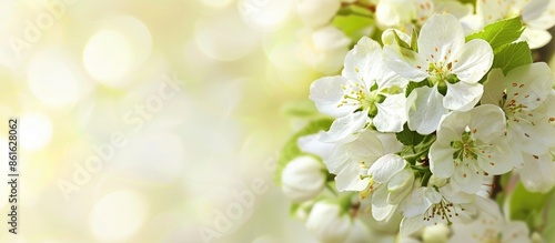Spring background with a cl...