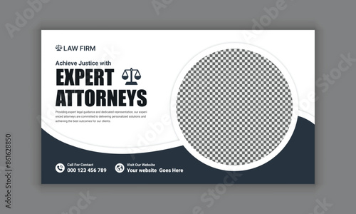Law firm services social media post design or law consulting web banner template,  and Instagram post or square flyer template