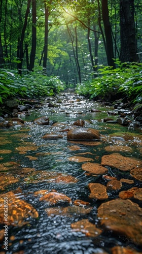 Calm Forest Water