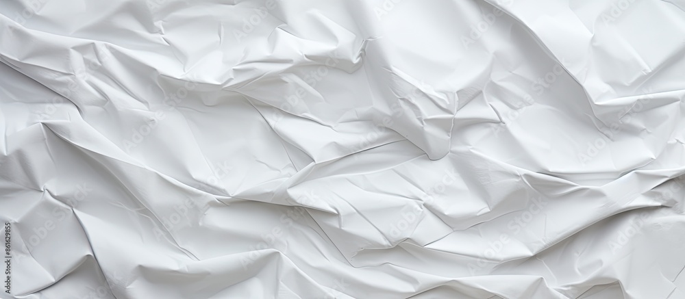 Background with a crumpled white paper texture providing copy space image. Background with a crumpled white paper texture providing copy space image.